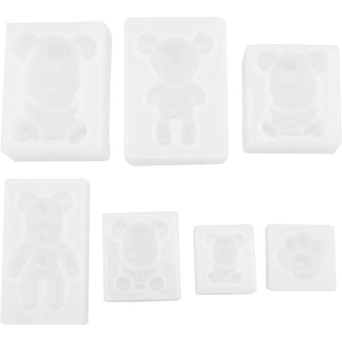 Décoration de gâteau ours, Mini décorations de gâteau ours, lettres bleues pour bébé, boule de perles or bleu blanc pour réception-cadeau pour bébé, naissance du garçon  15