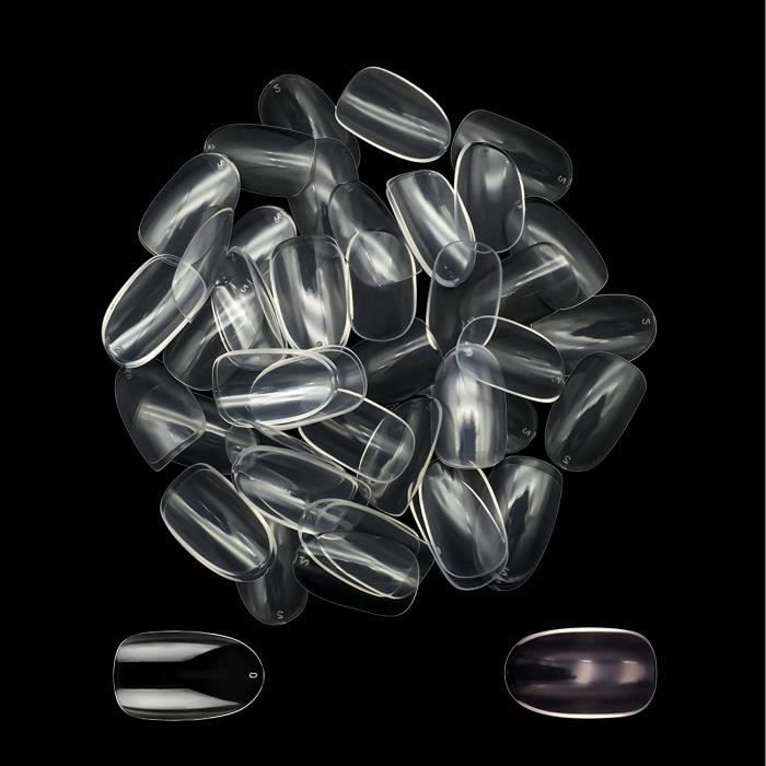 Capsules Pour Ongles En Gel – 500 Capsules, 10 Tailles | Transparentes Pour Pose UV | Fabriqué En France | Neuf