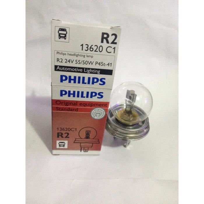Ring R429 24V 55/50W UEC P45T Headlight Bulb - Incandescent R2 Style - Road Legal