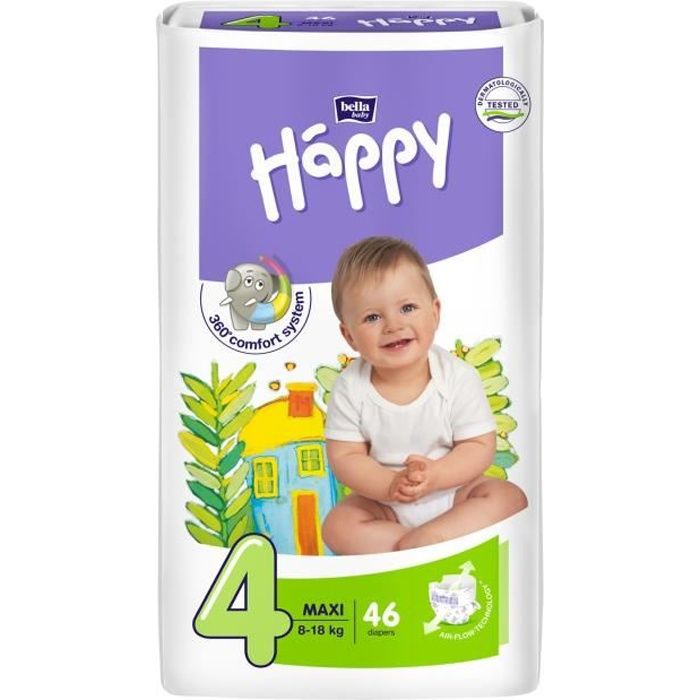 Happy Couches Taille 4 De 8 A 18 Kg 46 Couches Blanc Achat Vente Couche 5900516602871 Soldes Sur Cdiscount Des Le 20 Janvier Cdiscount