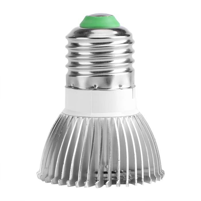 Ampoule LED Croissance Plantes Wandisy 18W - E14/E27/GU10 - 18 LEDs (11Rouge+4Bleu+1Blanc) - Pour Jardinage Intérieur, Semis - 6
