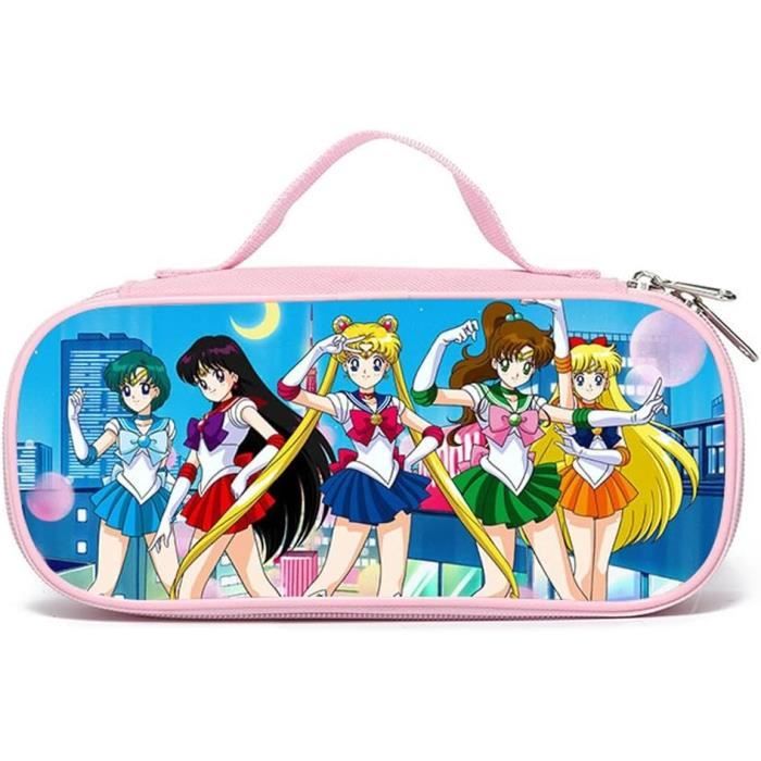 Trousse Scolaire Anime Enfants – Grande Capacité Trousse à Crayons Motif A Dessin Animé