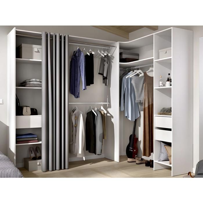 Dressing d'angle extensible VENTEUNIQUE GONTRAN Blanc 2