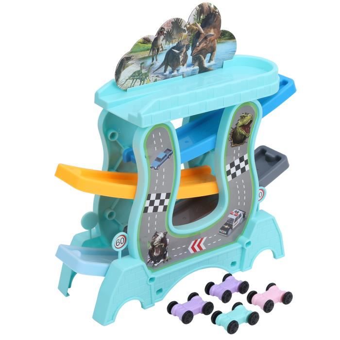 Circuit De Voitures électriques YOOHBERRYS 1:64 – 2 Voitures, Télécommandes, Boucle 360°, Compteur, USB, Cadeau Enfant 3-8 Ans