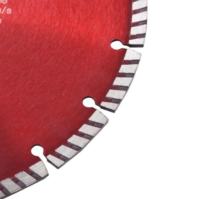 Disque Diamanté Turbo Segmenté Coupe à Sec RUBI 230 Mm Avec Meuleuse