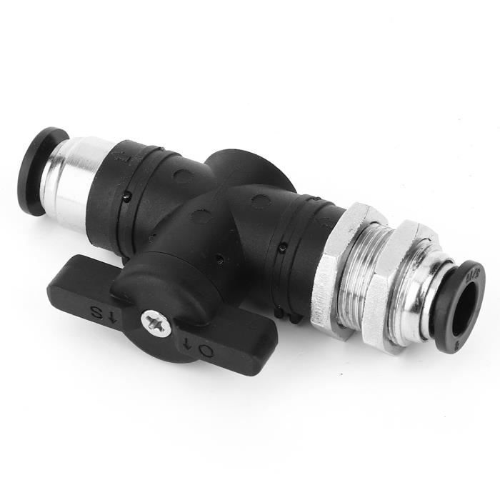 Connecteur Mâle Rapide 8mm Pour PCP - Remplissage Valve Carreaux - Acier Inox + Cuivre - Avec Clapet Anti-retour - Neuf