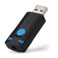 Voiture sans fil Bluetooth Kit audio AUX Récepteur Bluetooth USB Adapter cr118-1