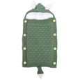 Nid d'ange - Couvertures d'emmaillotage - Convient pour 0-12 mois - Vert - WIRLSWEAL - Sac de couchage pour bébé-1