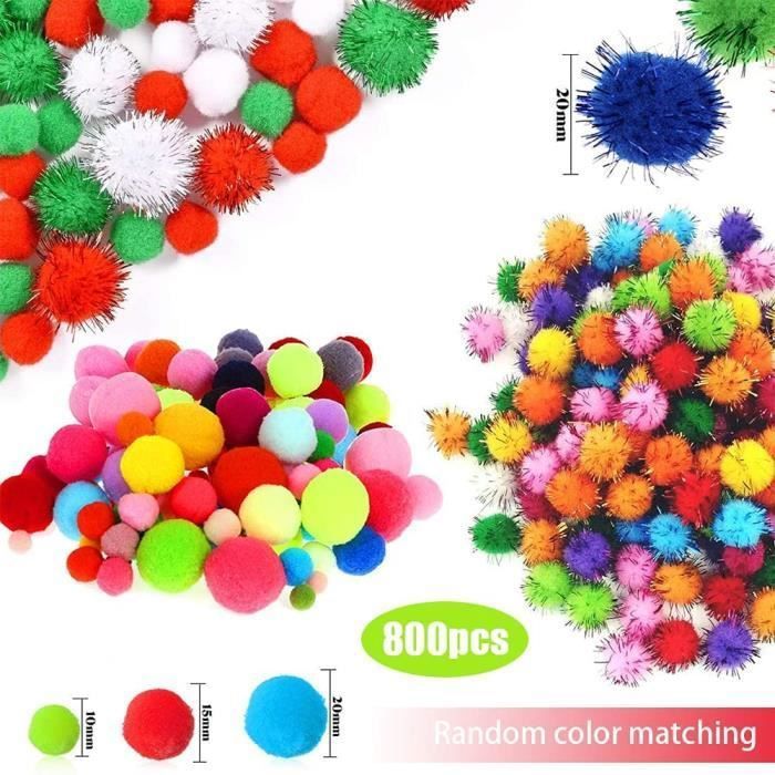 Pompon à Paillettes 2.5cm, 50 Pièces, Matériel Art... – Grandado