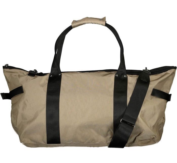 Lot 2 Pinces à Chapeau Magnétiques Pour Sac à Dos - PU - Rondes - Noir Et Beige - Pour Voyage, Randonnée