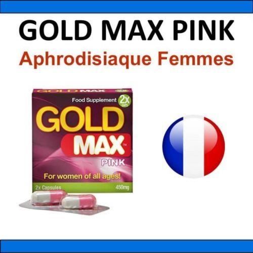 Aphrodisiaque Puissant Gold Max Pink 2 gélules + eBook Mister Libido pour  Femmes Désir - Libido - Achat / Vente Gold Max Pink - 2 gélules - Cdiscount