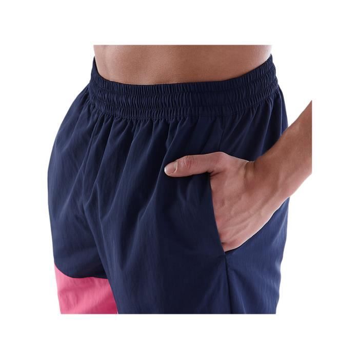 Pantalon de Surv tement ASICS Tiger Colour Block Bleu Cdiscount