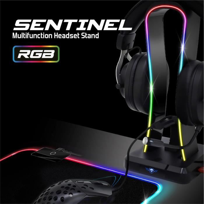 Support Casque USB RGB Gamer + Casque Gamer Pro H7 Xbox One - Series X | S  - Switch PC / PS5