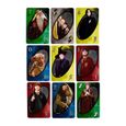 Jeux de Société,Mattel jeux UNO Harry Potter famille jeu de cartes Multi couleur famille fête Poker cartes - Type UNO Harry Potter-2