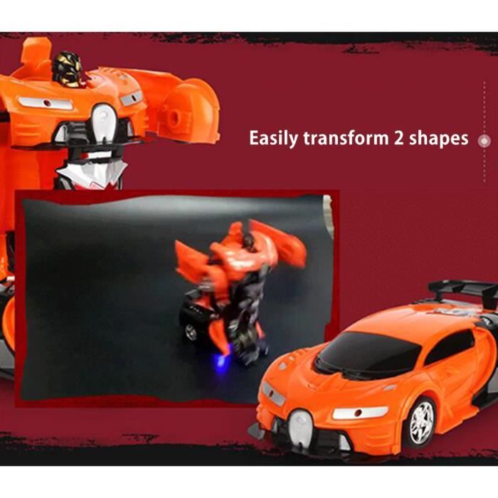 Chrono - Voiture de Jouet Robot Déformée, 2 en 1 Voiture Télécommandée  Transformers, Voiture Robot Jouets pour garçons de 5 à 12 Ans Déformation Télécommandée  Voiture(Jaune） - Jouet connecté - Rue du Commerce