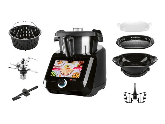 SILVERCREST® Robot de cuisine Monsieur Cuisine Smart SKMS 1200 B1 Couleur : champagne