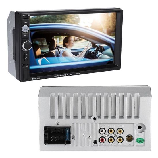 DVD Mp5 Auto-radio écran tactile 7 Pouce Bleutooth. USB AUX .CARD