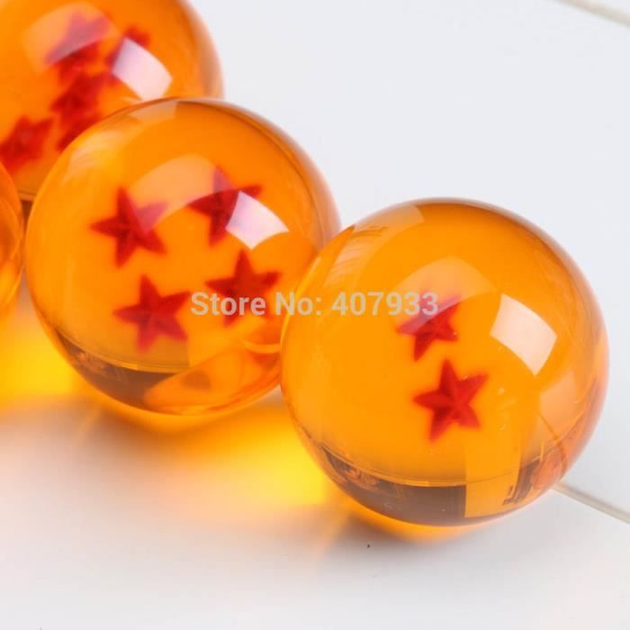 7 Boules De Dragon 4,3 Cm – De 1 à 7 étoiles, Avec Coffret Cadeau, Pour Déco Ou Collection
