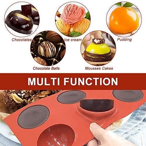 Moule à chocolat professionnel demi-sphères 4 cm