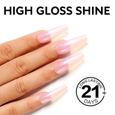 AIMEILI Vernis à Ongles Brillant Perle Gel Nacré avec Fil Shell Glitter Gel Vernis Semi Permanent Soak Off UV LED Gel 10ml 173-3