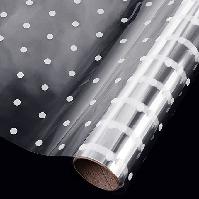 Rouleau Film OPP Transparent 40cm X 30m - 3mm Épaisseur Pour Emballage Cadeau, Fleurs Et Mariage