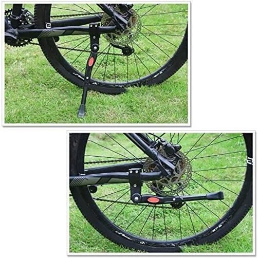 Béquille de vélo 24-28 pouces Béquille universelle réglable en alliage  d'aluminium