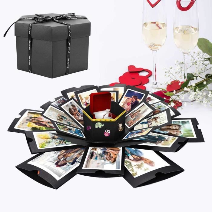 Explosion Coffret Cadeau Surprise Amour Papier Boîte Cadeau Paquet Main  Mémoire Album Photo Anniversaire Cadeaux Bricolage Creative Du 33,82 €