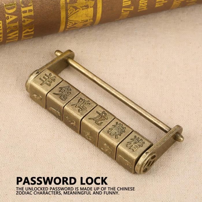 Alliage De Zinc S1 - Serrure'extérieur à Code Sans Clé, Cadenas à Combinaison De 4 Chiffres, En