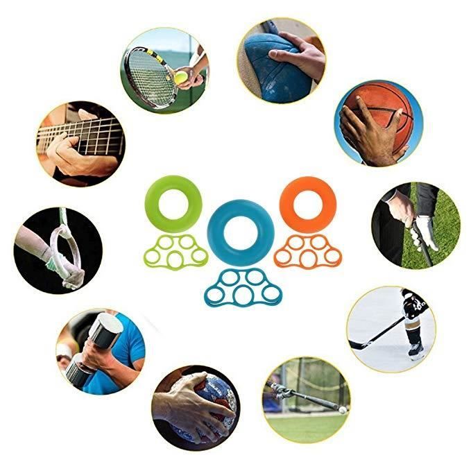 Ensemble de 5 pièces) Médiators de guitare à doigt, boîte de sélection d'initiales