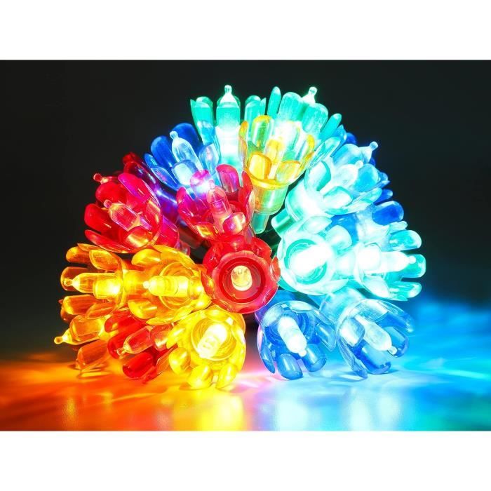 Guirlande Lumineuse Sapin Rétro Raccordable à 150 LED Multicolores –