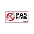 Autocollant sticker Stop Pub boite lettres logo 61 stop journaux et publicité-0