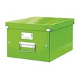 Boîte de rangement carton Leitz CLick&Store Wow H 16 X L 21,7 x P 28 cm vert-0