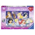 Puzzle Disney Princesses 2x24 pièces - Ravensburger - Pour enfants dès 4 ans-0