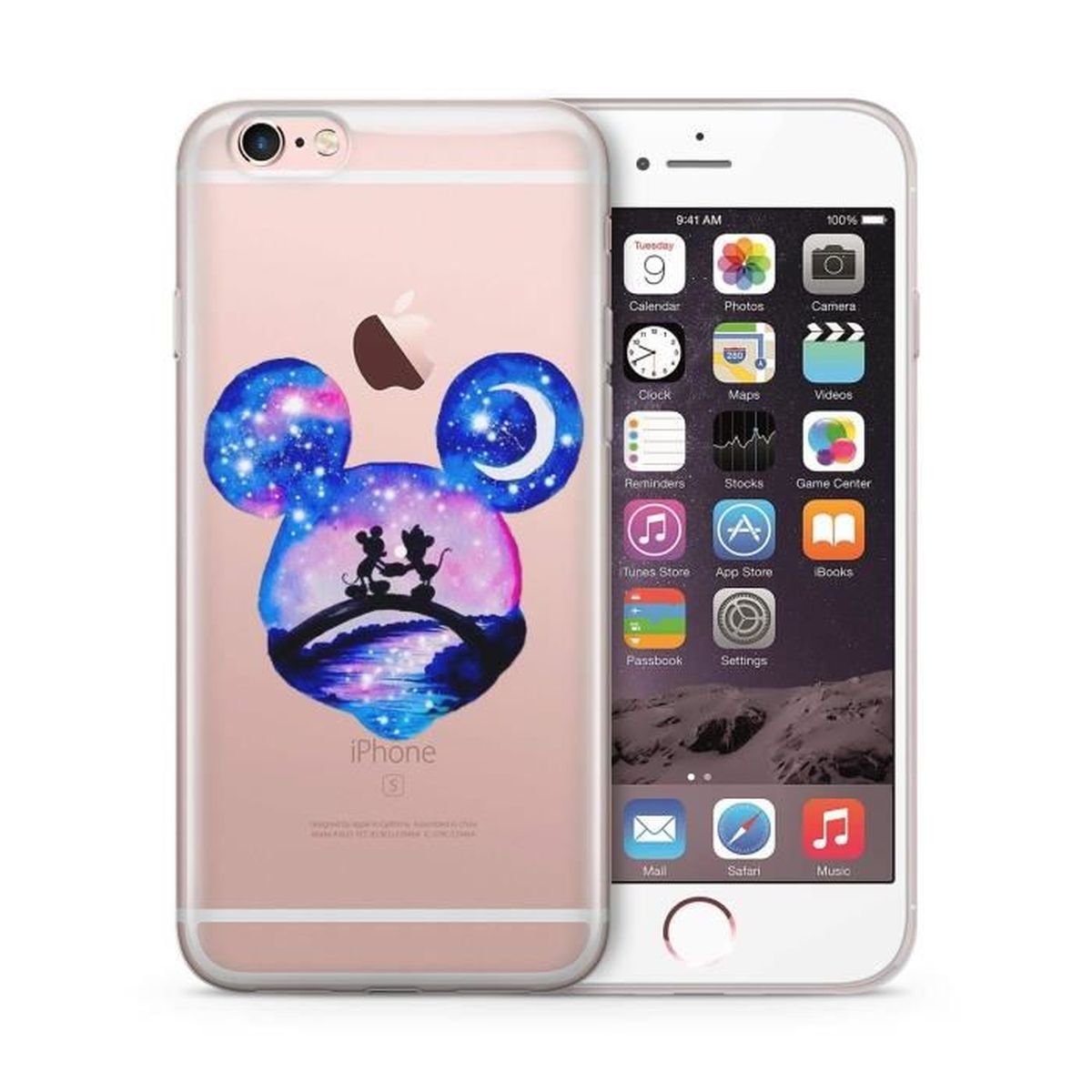 coque iphone 7 plus paillette disney