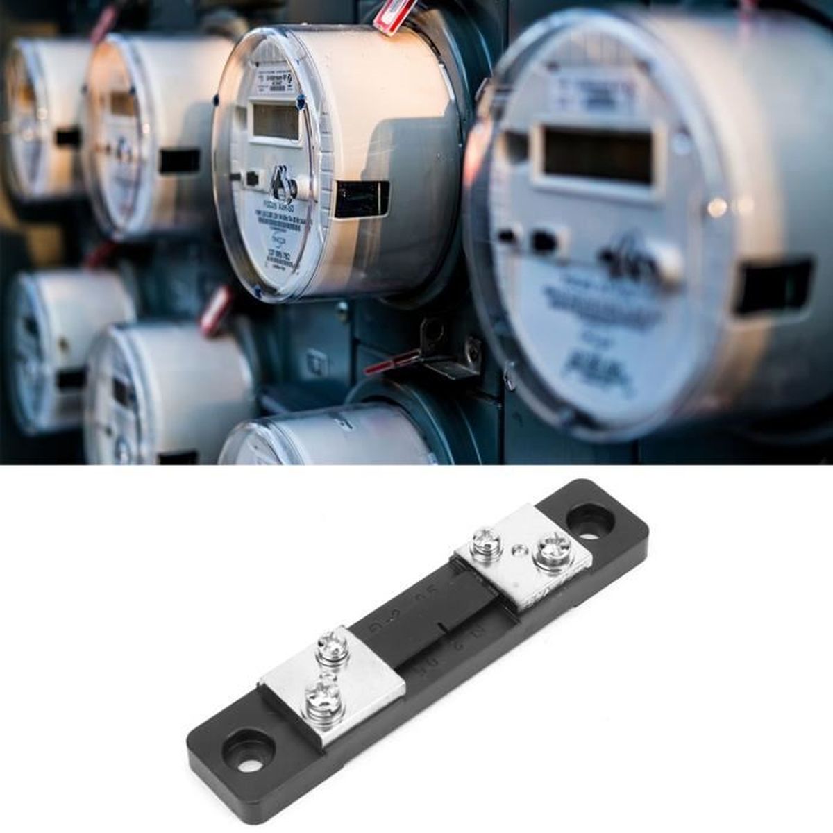 GOTOTOP Shunt Ampèremètre 50A / 100A Résistance De Shunt Actuelle AMP