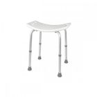 MOBICLINIC SPANISH LEADING COMPANY SINCE 1985 Tabouret de Douche Mobiclinic San Fermín Aluminium Hauteur réglable Tapis antidérapant Dossier Accoudoirs