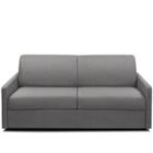 ITALIAN SPIRIT Canapé convertible PARADISO EXPRESS 140cm matelas 14cm gris silver
