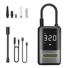 KIPOZI Compresseur Air Portatif, Gonfleur Pneu Voiture Sans Fil,Arrêt Autonmatique, Adapté : Voiture, moto, bicyclette, etc