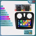 OSSURET 2G+32G Autoradio Android 2 Din pour Renault Logan 2 Sandero 2 2012-2019 lecteur vidéo multimédia de voiture Navi 9 "Carplay WIFI