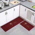 SHLK B2-2pcs Tapis d'entrée Tapis de cuisine devant evier lavable interieur Tapis de chambre,Tapis de bain antiderapant Absorbant