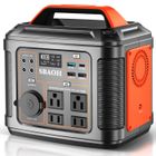 XPREEN Station électrique portable, Batterie LiFeP04, 300 Wh, 1 prises CA de 100W Pour camping extérieur/camping-cars/domestique/balcon