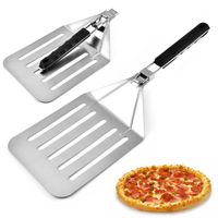 Spatule de transfert de gâteau en acier inoxydable, spatule à pizza, spatule pliable, ustensiles de cuisine en acier inoxydable