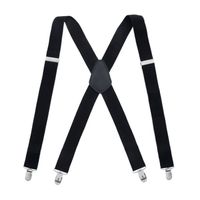 Bretelles Pantalon Croisé Elastiques Ajustables Forme X 50mm pour Hommes