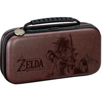 BigBen Pochette de transport Deluxe Zelda Breath of the Wild Marron pour Nintendo Switch Lite - 0663293110872