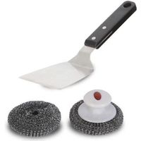 Kit de nettoyage pour plancha LE MARQUIER (1 spatule + Boules inox)
