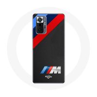 Coque pour Xiaomi Redmi Note 10 Pro BMW M Logo carbone
