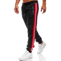 Pantalon Homme de Marque  Élasticité Droit Pantalon Homme Mode casual  pour hommes Pantalon de jogging homme Poignets élastiques