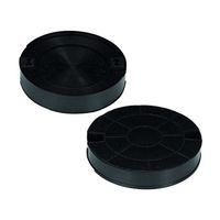Lot de 2 filtres à charbon pour hotte Whirlpool AKR651 AKR956 - Diamètre 190mm - Epaisseur 35mm