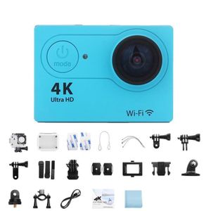 CAMÉRA MINIATURE Carte bleue 32G-Mini Caméra d'Action Ultra HD 4K, 1080P-30FPS, Écran 2.0 Pouces, WiFi, Télécommande, Étanche,