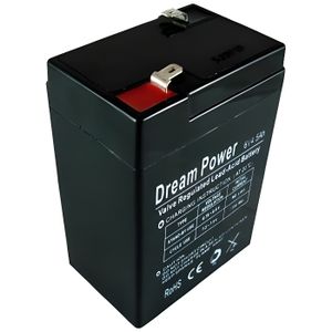 BATTERIE D'ALARME Batterie Gel battery AGM Dream Power 6V 4,5Ah 